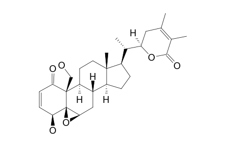 WITHALONGOLIDE_B;27-DEOXY-19-HYDROXYWITHAFERIN_A