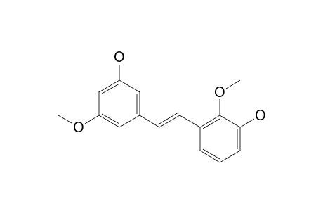 PHOYUNBENE-C;TRANS-3,3'-DIHYDROXY-2',5-DIMETHOXYSTILBENE