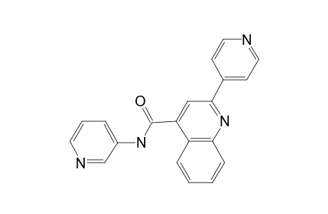 4-Quinolinecarboxamide, N-(3-pyridinyl)-2-(4-pyridinyl)-