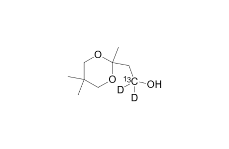 (R/S)-(1-13C,1-2H2)-2-(2,5,5-Trimethyl-1,3-dioxan-2-yl)ethan-1-ol