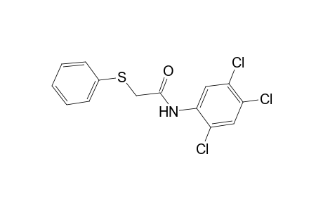 2-(phenylsulfanyl)-N-(2,4,5-trichlorophenyl)acetamide