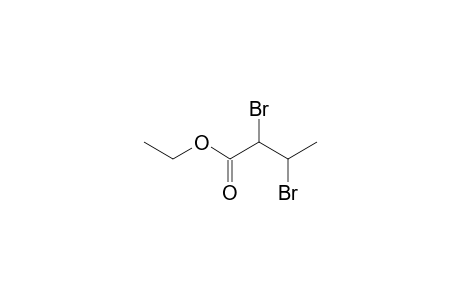 2,3-Dibromo-butyric acid, ethyl ester