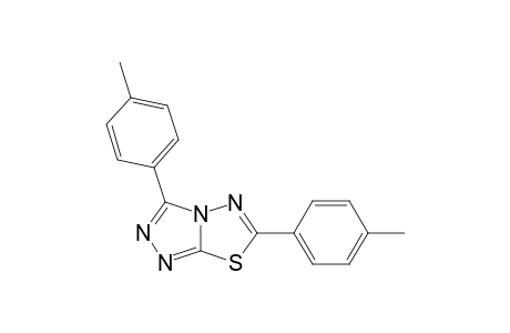 3,6-Bis(4-methylphenyl)-[1,2,4]triazolo[3,4-b][1,3,4]thiadiazole