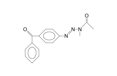 3-ACETYL-3-METHYL-1-(4-BENZOYLPHENYL)-TRIAZENE