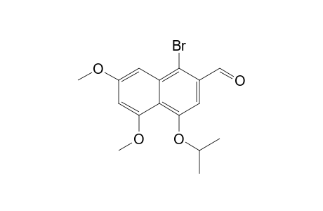 1-BROMO-4-ISOPROPOXY-5,7-DIMETHOXYNAPHTHALENE-2-CARBALDEHYDE