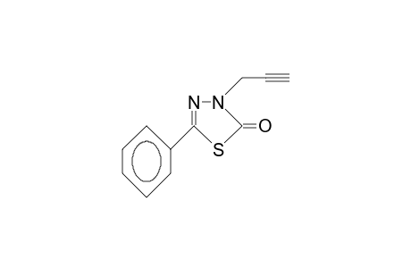 5-phenyl-3-propargyl-1,3,4-thiadiazol-2-one