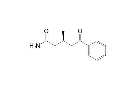 (S)-3-methyl-5-oxo-5-phenylpentanamide