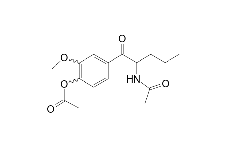 4-(2-acetamidopentanoyl)-2-methoxyphenyl acetate