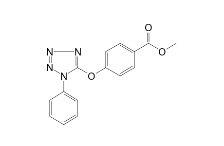 p-[(1-phenyl-1H-tetrazol-5-yl)oxy]benzoic acid, methyl ester