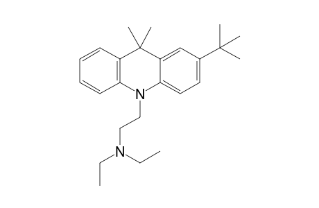 2-(t-Butyl)-9,9-dimethyl-10-[2'-(diethylamino)ethyl]-acridane