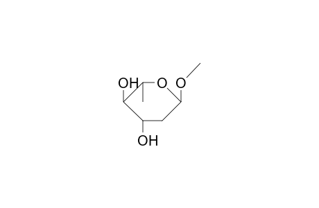 1O-Methyl 2,6-dideoxy.alpha.-L-ribo-hexopyranoside