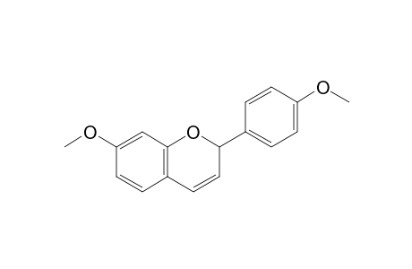 (+-)-7-Methoxy-2-(4-methoxyphenyl)-2H-chromene