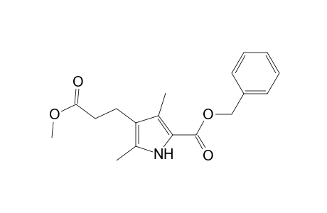 2-CARBOBENZOXY-3,5-DIMETHYL-PYRROL-4-PROPIONSAEUREMETHYLESTER