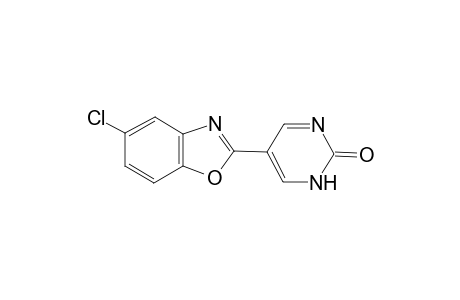 Pyrimidin-2(1H)-one, 5-(5-chlorobenzoxazol-2-yl)-