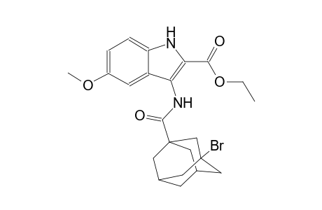 ethyl 3-{[(3-bromo-1-adamantyl)carbonyl]amino}-5-methoxy-1H-indole-2-carboxylate