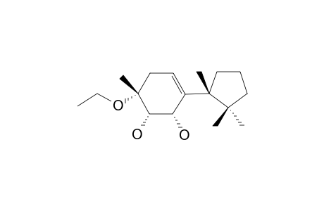 (-)-(1S*,2S*,3R*)-3-ETHOXYCUPAR-5-ENE-1,2-DIOL