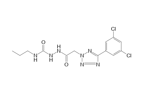 1-{[5-(3,5-dichlorophenyl)-2H-tetrazol-2-yl]acetyl}-4-propylsemicarbazide