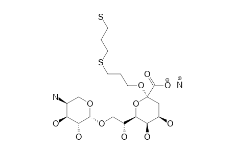AMMONIUM-4-AMINO-4-DEOXY-BETA-L-ARABINOPYRANOSYL-(1->8)-[3-(3-MERCAPTOPROPYLTHIO)-PROPYL-3-DEOXY-ALPHA-D-MANNO-OCT-2-ULOPYRANOSIDE]-ONATE