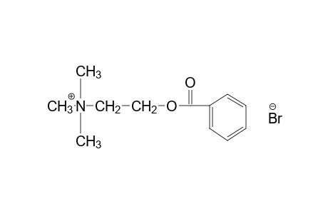 choline bromide, benzoate (ester)
