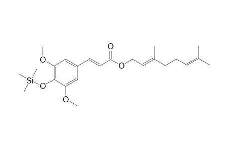 Neryl sinapinate, mono-TMS