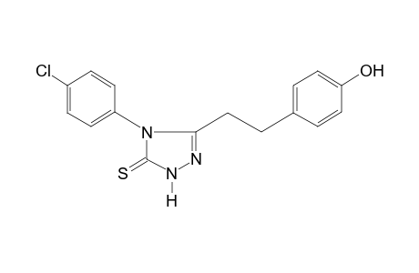 4-(p-chlorophenyl)-3-(p-hydroxyphenethyl)-delta square-1,2,4-triazoline-5-thione