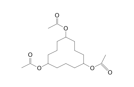 CYCLODODECANE, 1,5,9-TRIS(ACETOXY)-, cis=trans