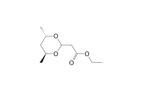(4S,6S)-4,6-Dimethyl-2-(1'-ethoxycarbonylmethyl)-1,3-dioxane