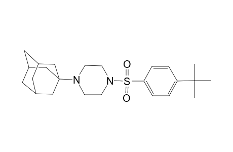 1-(1-Adamantyl)-4-[(4-tert-butylphenyl)sulfonyl]piperazine