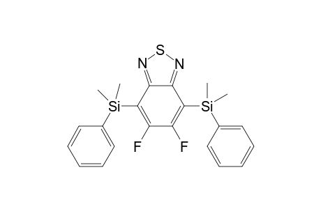 4,7-Bis(phenyldimethylsilyl)-5,6-difluoro-2,1,3-benzothiadiazole