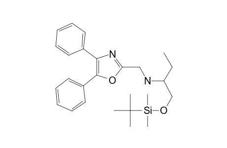 1-[Tert.butyl-dimethyl-siloxyl]-2-[(4,5-diphenyl-oxazol-2-ylmethyl)amino]-butane