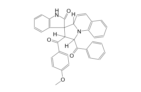 (1'S,2'S,3R,3a'R)-1'-benzoyl-2'-(4-methoxybenzoyl)-2',3a'-dihydro-1'H-spiro[indoline-3,3'-pyrrolo[1,2-a]quinolin]-2-one