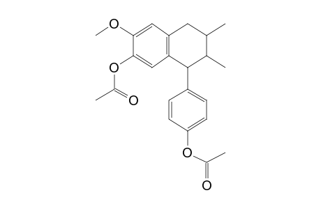 8-(4-Hydroxyphenyl)-3-methoxy-6,7-dimethyl-5,6,7,8-tetrahydronaphthalen-2-ol, 2ac derivative