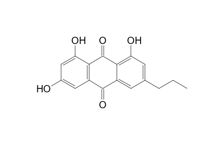 DEHYDROXY-RHODOPTILOMETRIN;3-PROPYL-1,6,8-TRIHYDROXY-9,10-ANTHRAQUINONE