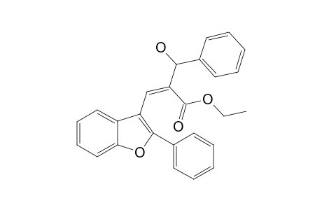 Ethyl (2Z)-2-[hydroxy(phenyl)methyl]-3-(2-phenyl-1-benzofuran-3-yl)acrylate