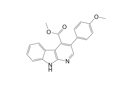 4-(METHOXYCARBONYL)-3-(4-METHOXYPHENYL)-PYRIDO-[2,3-B]-INDOL;4-(METHOXYCARBONYL)-3-(4-METHOXYPHENYL)-ALPHA-CARBOLINE