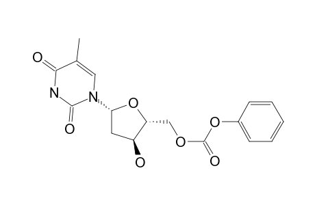 [(2R,3S,5R)-3-hydroxy-5-(5-methyl-2,4-dioxo-pyrimidin-1-yl)tetrahydrofuran-2-yl]methyl phenyl carbonate