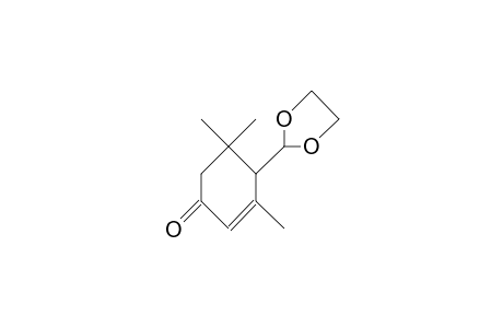 2-Cyclohexen-1-one, 4-(1,3-dioxolan-2-yl)-3,5,5-trimethyl-