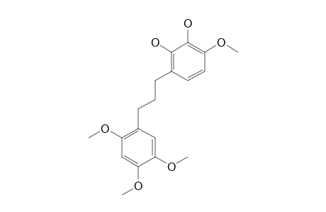 BUSSEALIN_D;2'',3''-DIHYDROXY-2',4',5',4''-TETRAMETHOXY-1,3-DIPHENYLPROPANE