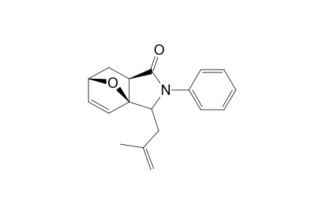 2-METHALLYL-3-AZA-4-OXO-3-PHENYL-10-OXATRICYCLO-[5.2.1.0(1,5)]-DEC-8-ENE;MAJOR-ISOMER