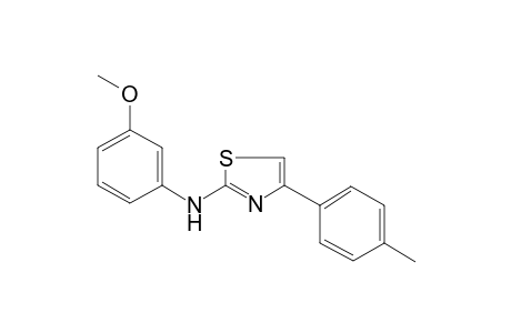 N-(3-Methoxyphenyl)-4-(4-methylphenyl)-1,3-thiazol-2-amine