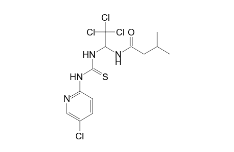 1-(5-Chloro-2-pyridyl)-3-(2,2,2-trichloro-1-isovaleramidoethyl)-2-thiourea