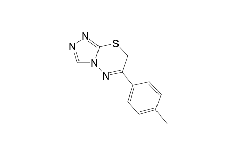 7H-[1,2,4]Triazolo[3,4-b][1,3,4]thiadiazine, 6-p-tolyl-