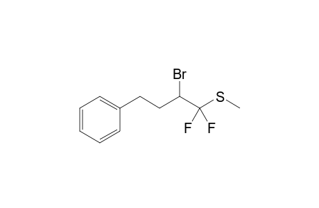 2-Bromo-1,1-difluoro-1-methylthio-4-phenylbutane