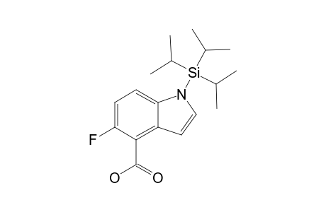 5-FLUORO-1-(TRIISOPROPYLSILYL)-INDOLE-4-CARBOXYLIC-ACID