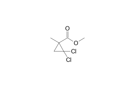 2,2-dichloro-1-methylcyclopropanecarboxylic acid, methyl ester