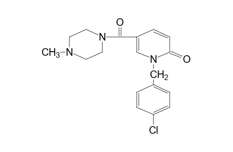 1-(p-CHLOROBENZYL)-5-[(4-METHYL-1-PIPERAZINYL)CARBONYL]-2(1H)-PYRIDONE