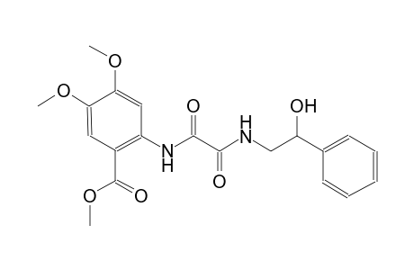 benzoic acid, 2-[[2-[(2-hydroxy-2-phenylethyl)amino]-1,2-dioxoethyl]amino]-4,5-dimethoxy-, methyl ester