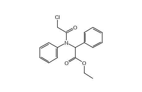 N-(CHLOROACETYL)-N,2-DIPHENYLGLYCINE, ETHYL ESTER