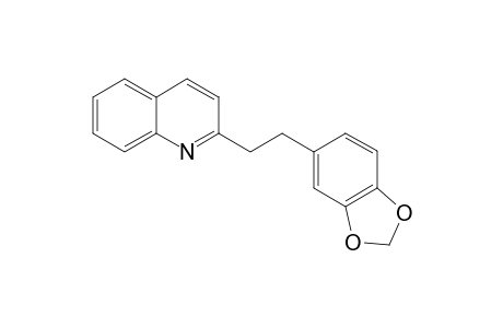 2-(3',4'-METHYLENEDIOXYPHENYLETHYL)-QUINOLINE