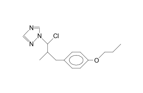 1H-1,2,4-Triazole, 1-[1-chloro-2-methyl-3-(4-propoxyphenyl)propyl]-